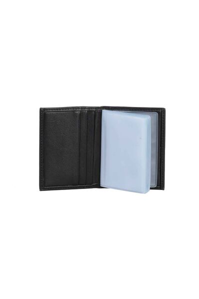 Guard Leather Transparent Black Card Holder - Thumbnail