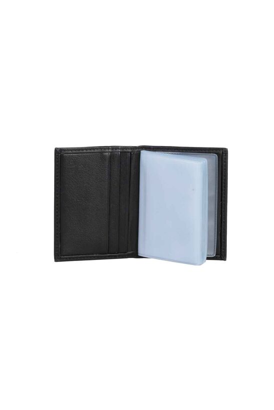 Guard Leather Transparent Black Card Holder