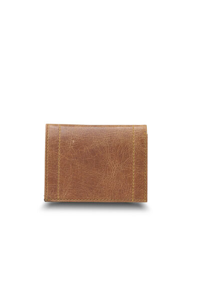 Guard - Guard Minimal Antique Tan Leather Men's Wallet (1)