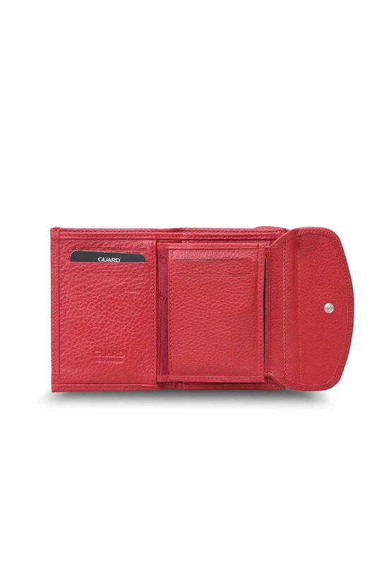 Guard Red Coin Compartment Women's Wallet