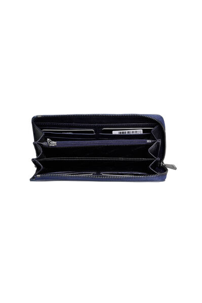 Guard Navy Blue Multifunctional Genuine Leather Wallet and Clutch Bag - Thumbnail