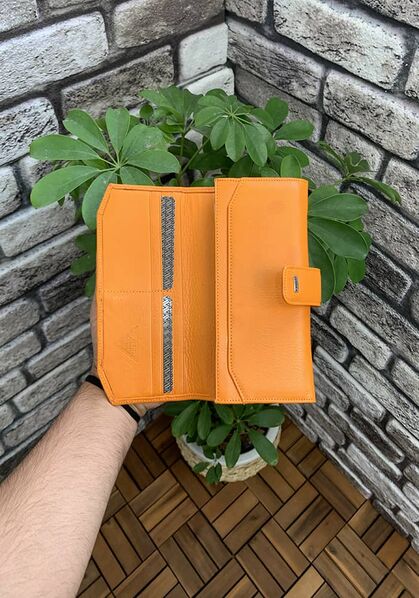Guard - Guard Orange Leather Women's Wallet (1)