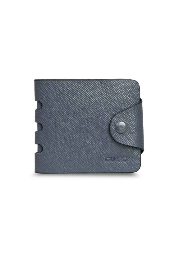 Guard Flip Sport Leather Horizontal Men's Wallet - Gray