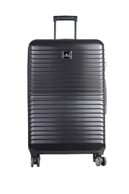 Guard Polypropylene Unbreakable Black Travel Suitcase Set of 3