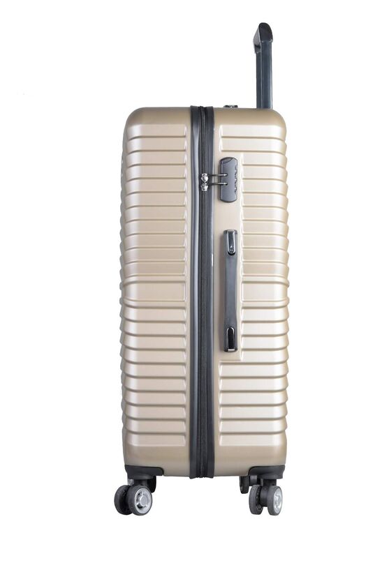 Guard Polypropylene Unbreakable Bronze Travel Suitcase Set of 3