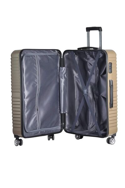 Guard Polypropylene Unbreakable Bronze Travel Suitcase Set of 3 - Thumbnail