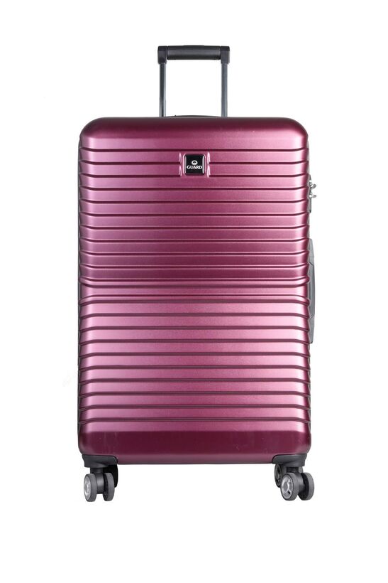 Guard Polypropylene Unbreakable Claret Red Travel Suitcase Set of 3