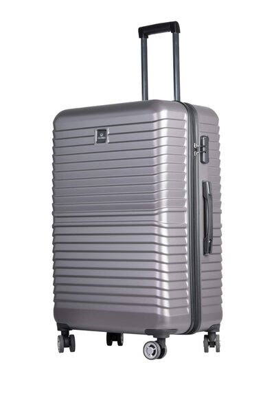 Guard Polypropylene Unbreakable Gray Travel Suitcase Set of 3 - Thumbnail