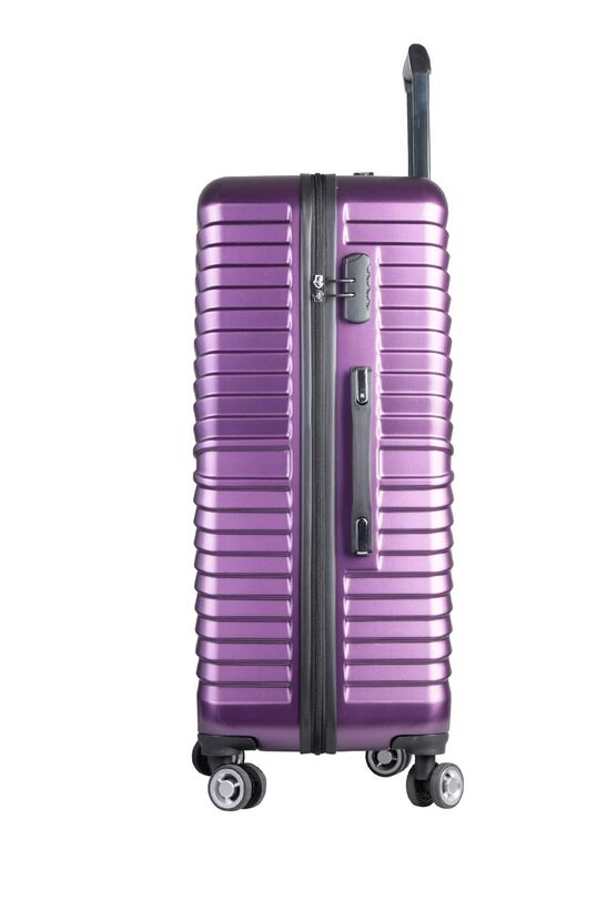 Guard Polypropylene Unbreakable Plum Travel Suitcase Set of 3