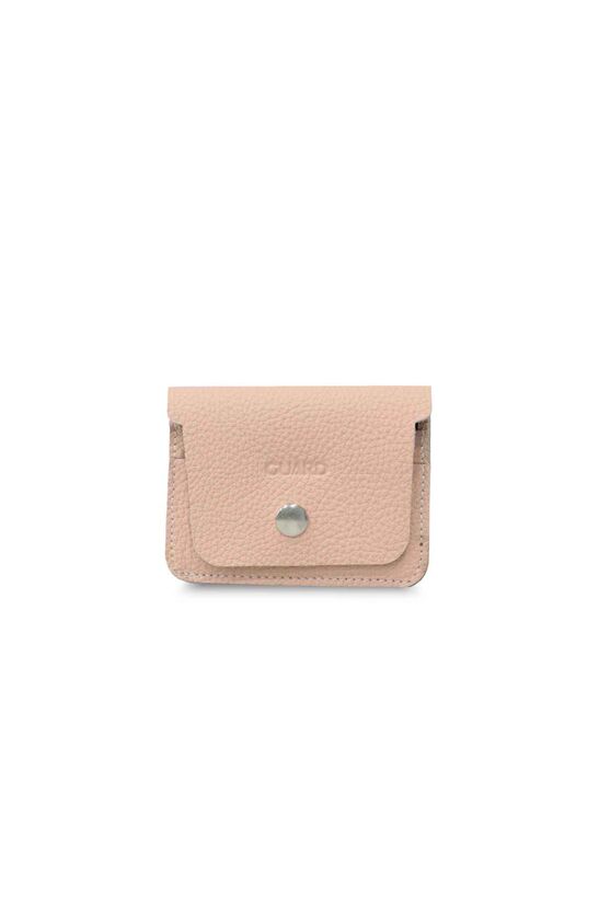 Guard Powder Mini Leather Card Holder with Paper Money Compartment