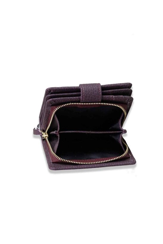 Guard Purple Multi-Compartment Stylish Leather Women's Wallet