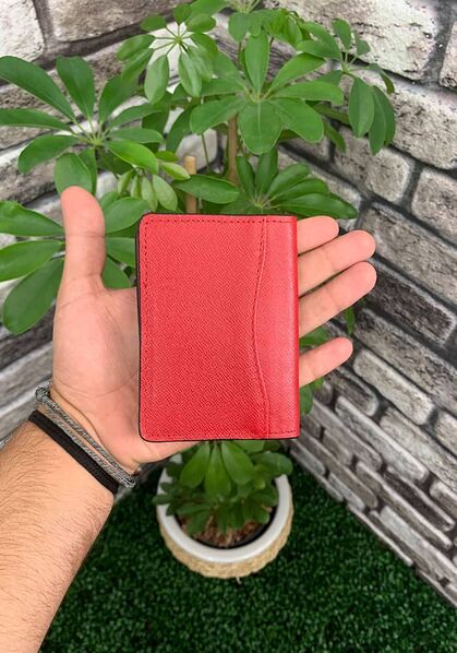 Guard - Guard Red Leather Card Holder (1)