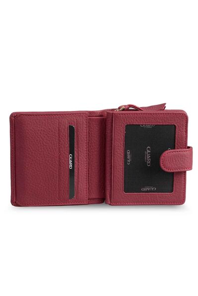 Guard - Guard Red Multi-Compartment Stylish Leather Women's Wallet (1)