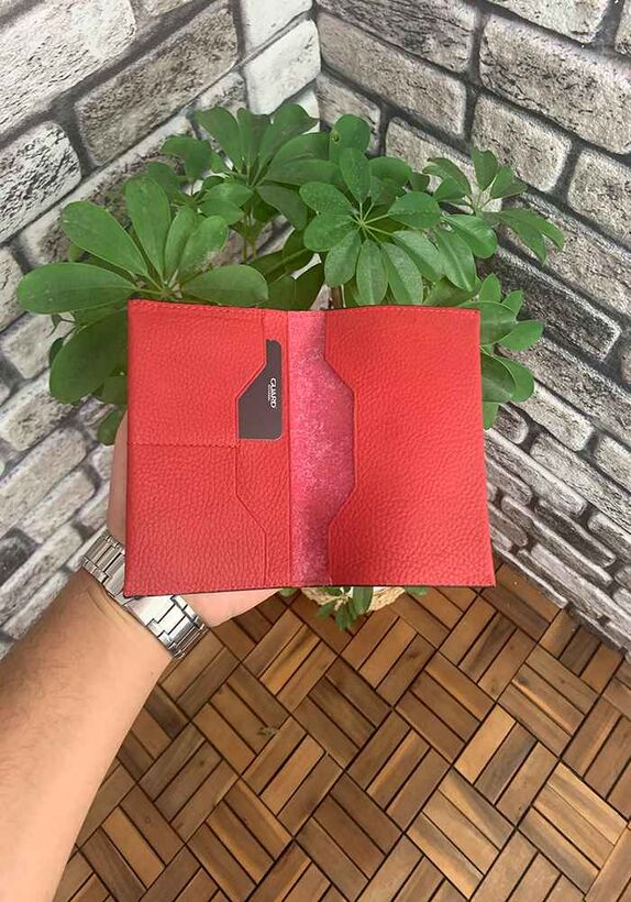 Guard Red Passport Cover