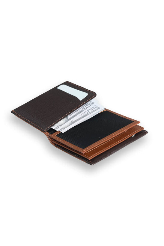 Guard Tan - Brown Double Colored Genuine Leather Card Holder