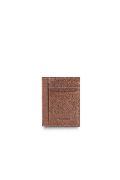 Guard Tan Leather Card Holder - Thumbnail