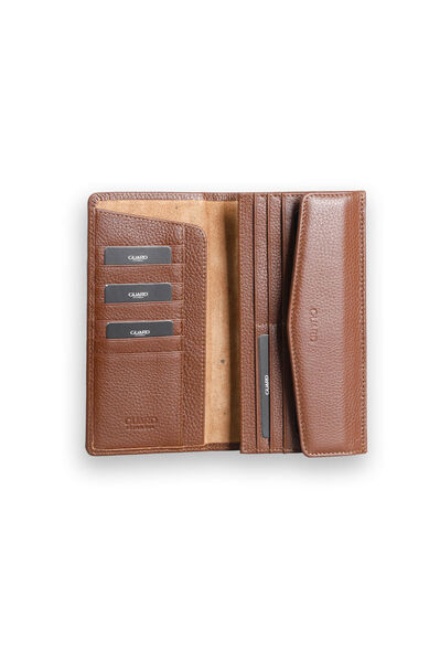 Guard - Guard Tan Leather Women's Wallet with Phone Entry (1)
