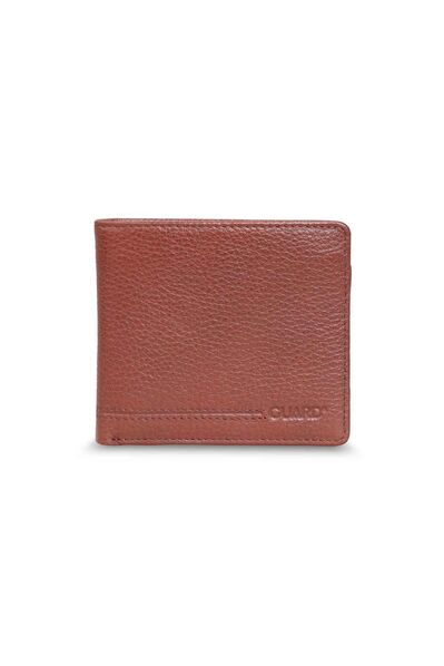 Guard Tan Leather Men's Wallet - Thumbnail
