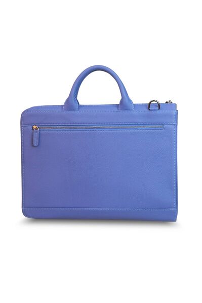 Guard Slim Parlement Blue Genuine Leather Briefcase - Thumbnail