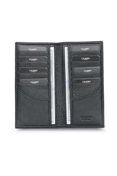 Guard - Guard Slim Matte Black Leather Portfolio Wallet (1)