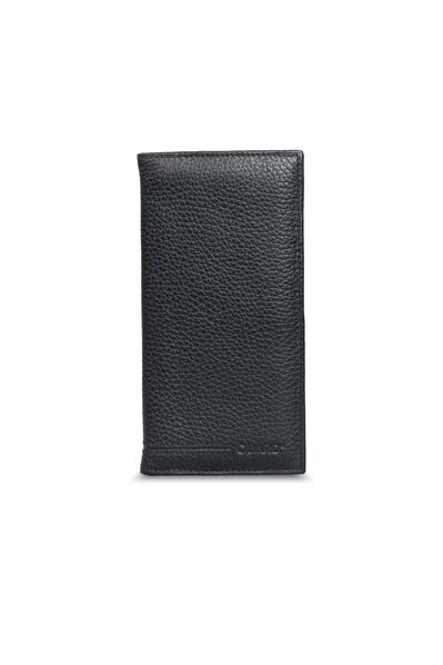 Guard Black Portfolio Wallet Without Zipper - Thumbnail
