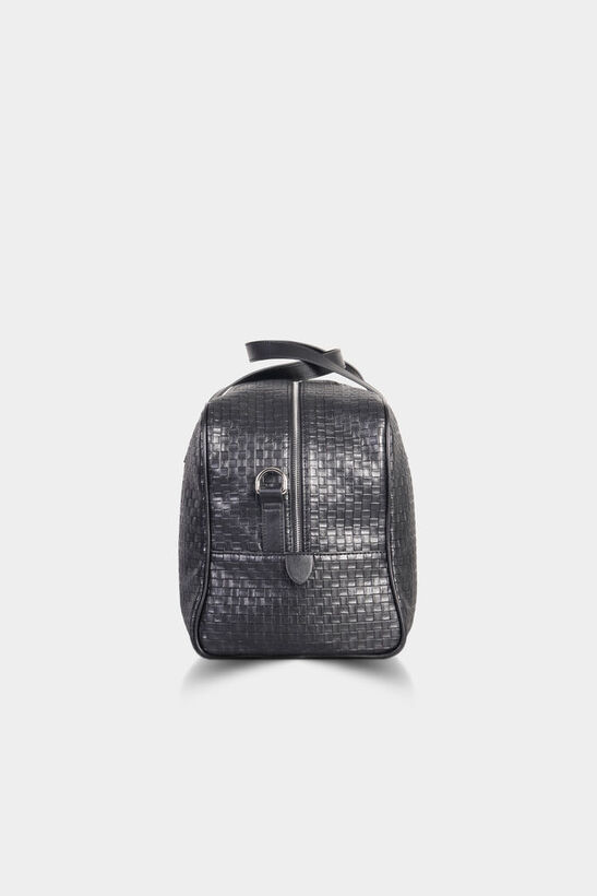 Guard Knit Printed Black Travel Bag