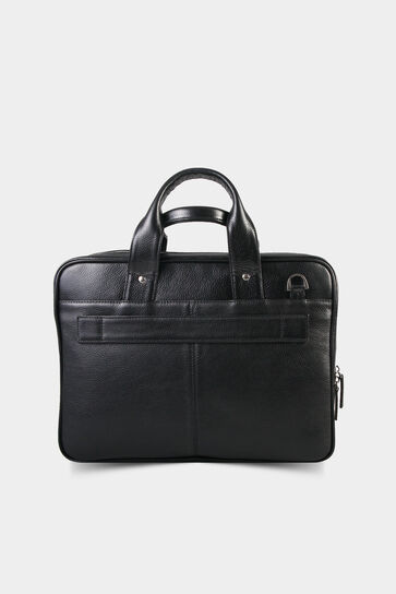 Guard - Guard Laptop Entry Black Leather Briefcase (1)