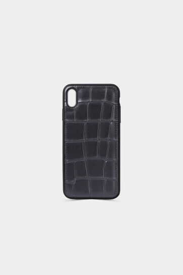 Guard Large Croco Leather Xs Max Phone Case - Thumbnail