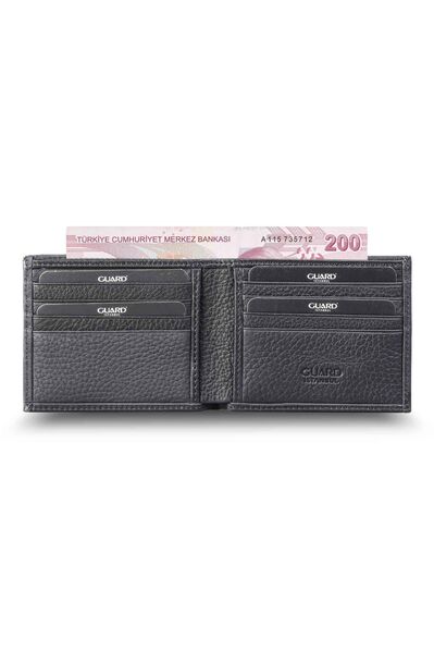Guard - Guard Matte Black Classic Leather Men's Wallet (1)