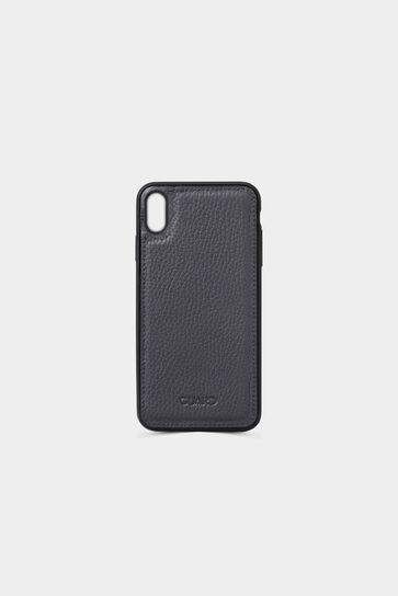 Guard Matte Black Leather Xs Max Phone Case - Thumbnail