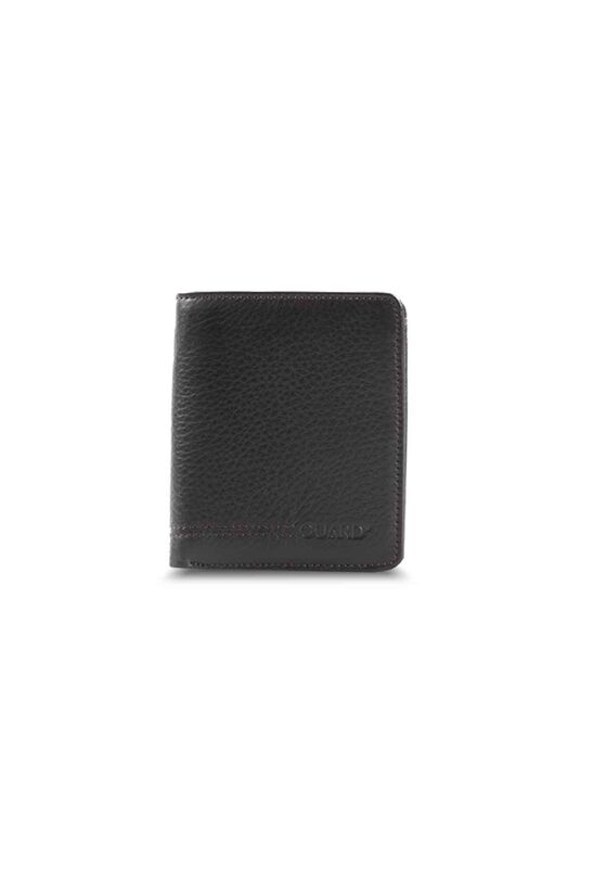 Guard Medium Brown Men's Wallet with Coin Compartment