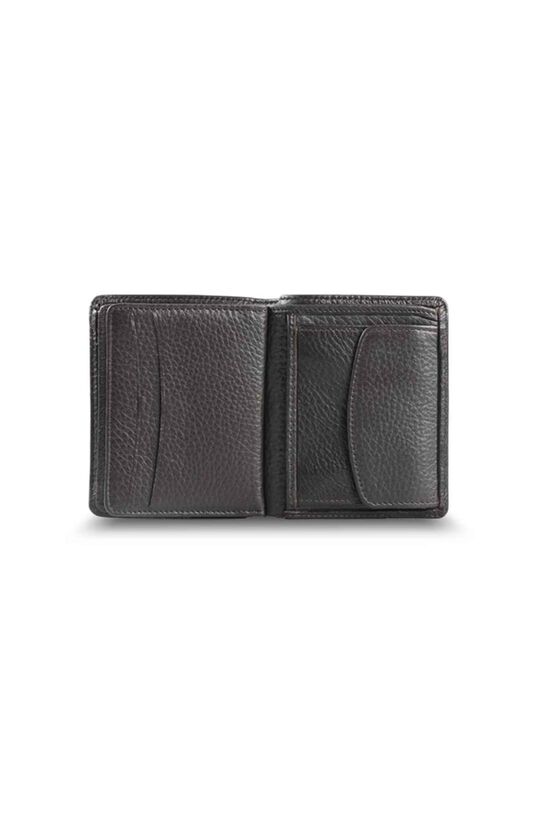 Guard Medium Brown Men's Wallet with Coin Compartment