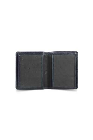 Guard Medium Navy Blue Men's Wallet with Coin Compartment - Thumbnail
