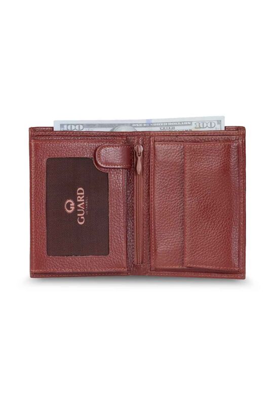 Guard Multi-Compartment Tan Leather Men's Wallet