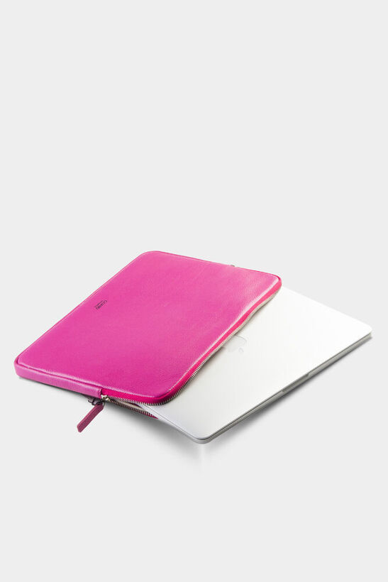 Guard Pink Leather Clutch Bag