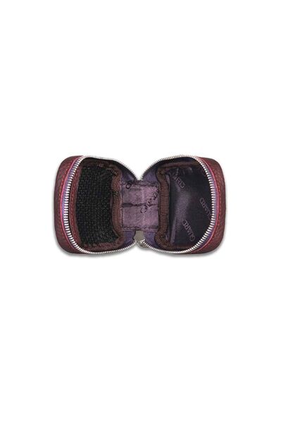 Guard - Guard Purple Zippered Leather Mini Accessory Bag (1)