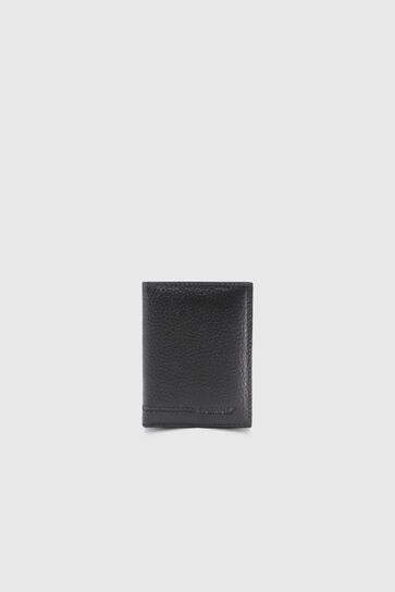 Guard Genuine Leather Transparent Black Credit Card Holder - Thumbnail