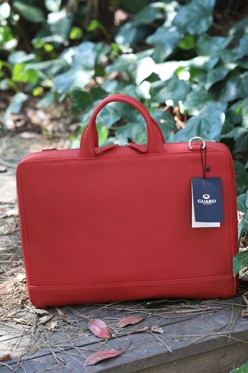 Guard Red Leather Special Edition Laptop and Briefcase - Thumbnail