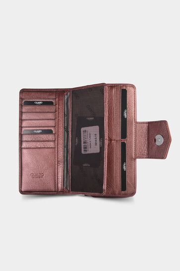 Guard Copper Zipper and Leather Pleated Hand Portfolio - Thumbnail