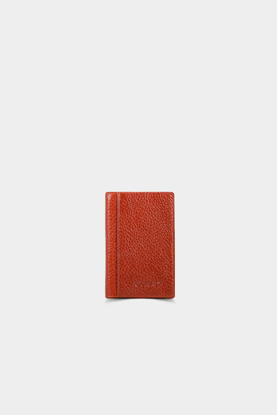 Guard Tan Leather Card Holder