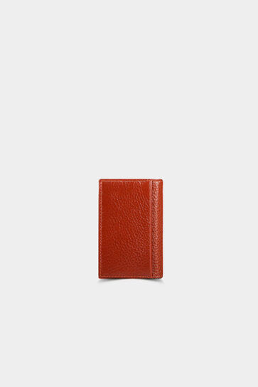 Guard Tan Leather Card Holder - Thumbnail