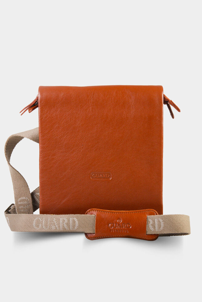 Tan Leather Shoulder Strap Bag