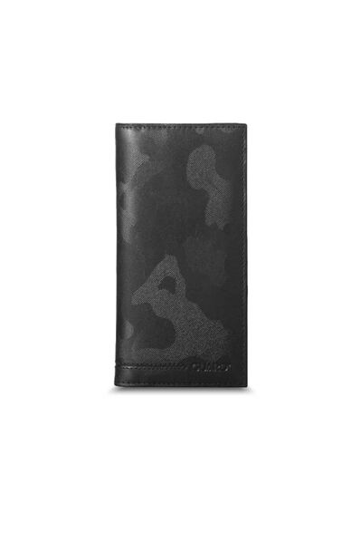 Guard Black Camouflage Portfolio Wallet Without Zipper - Thumbnail